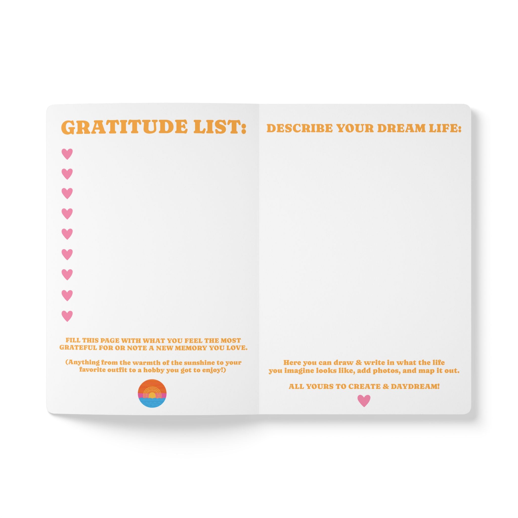 Radiance of Life™ “Sunset Dream” Softcover Journal