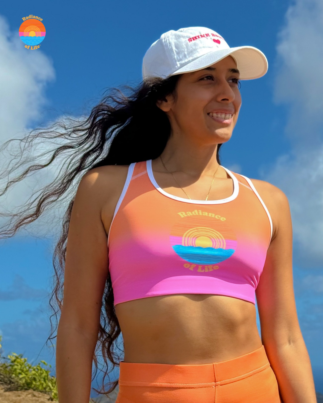 Sunset Vibrance Women’s Racerback Active Top