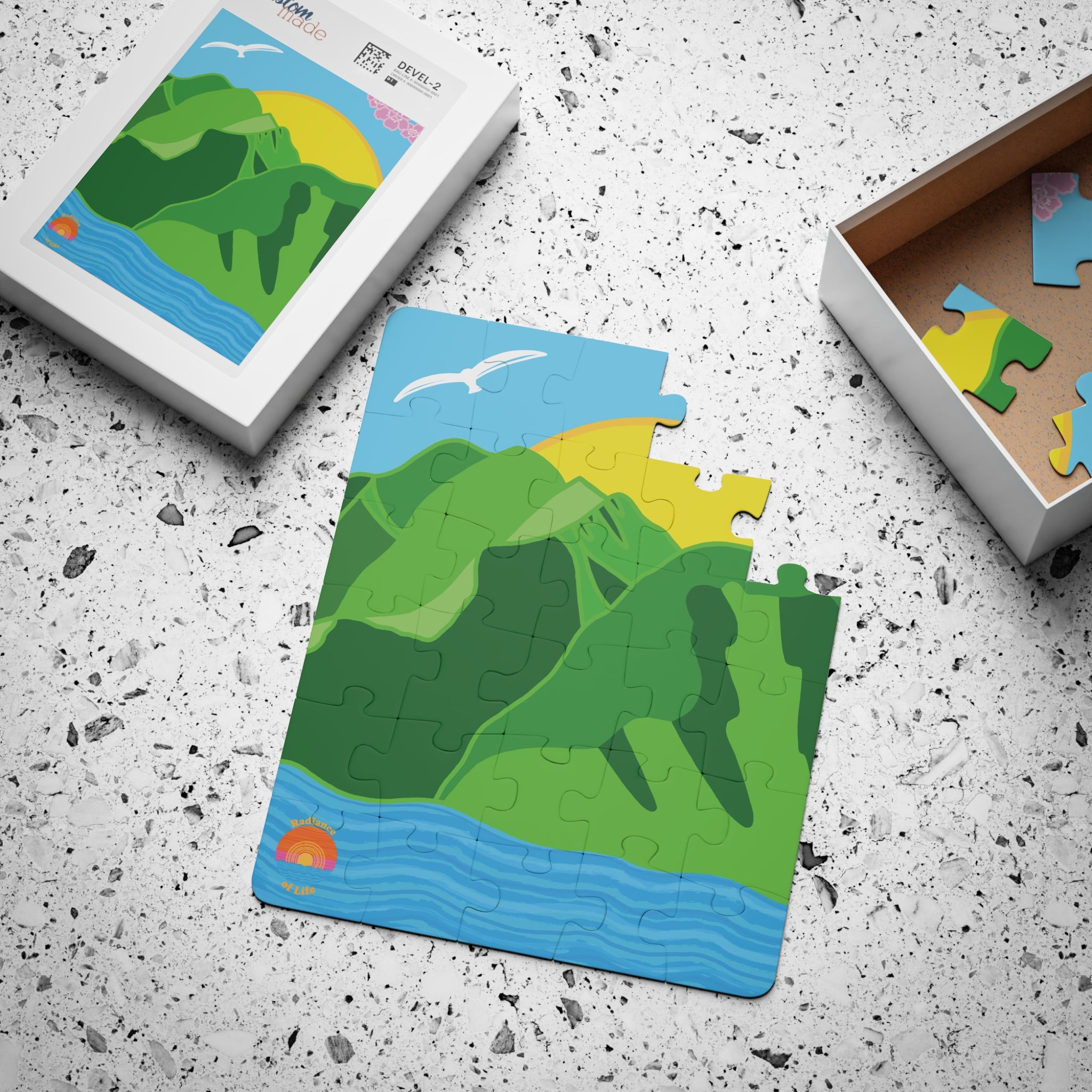 30-Piece Puzzle | “Sunshine Along the Mountains”