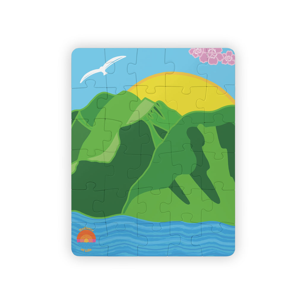 30-Piece Puzzle | “Sunshine Along the Mountains”