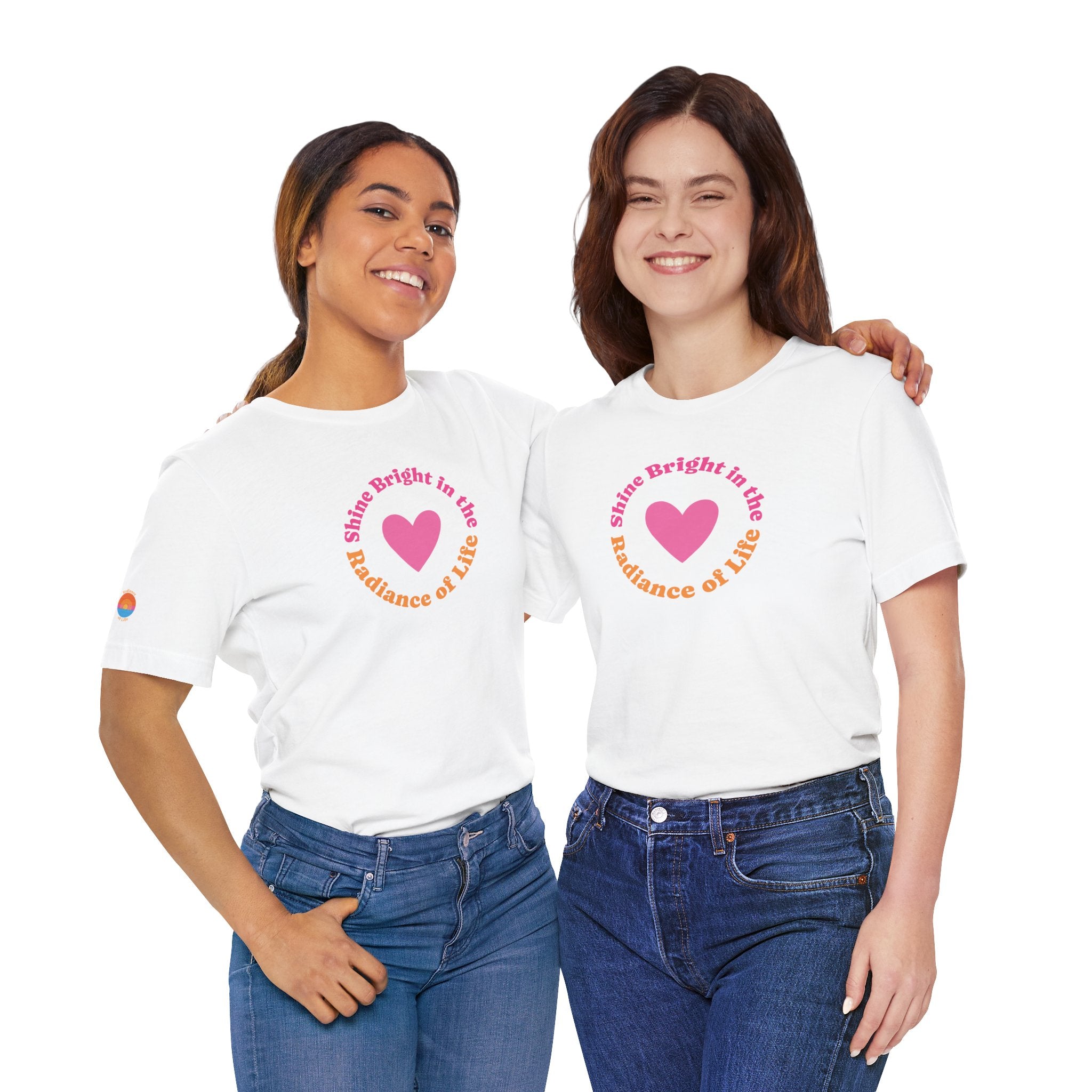 “Shine Bright in the Radiance of Life™” 100% Cotton T-Shirt