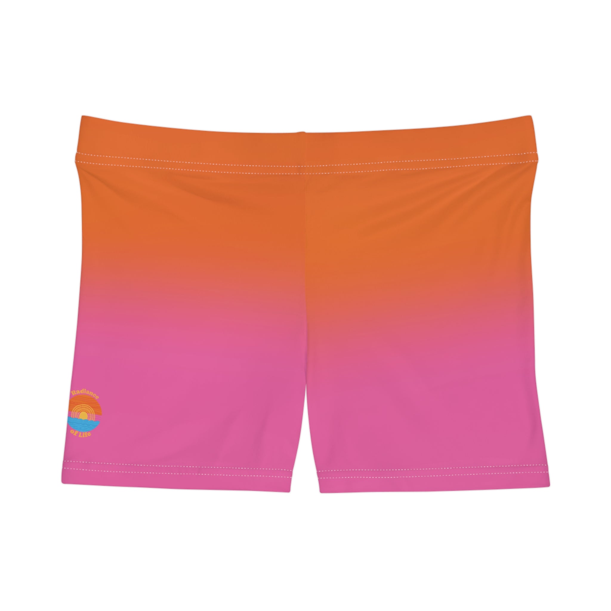 Sunset Vibrance Women's Active Shorts