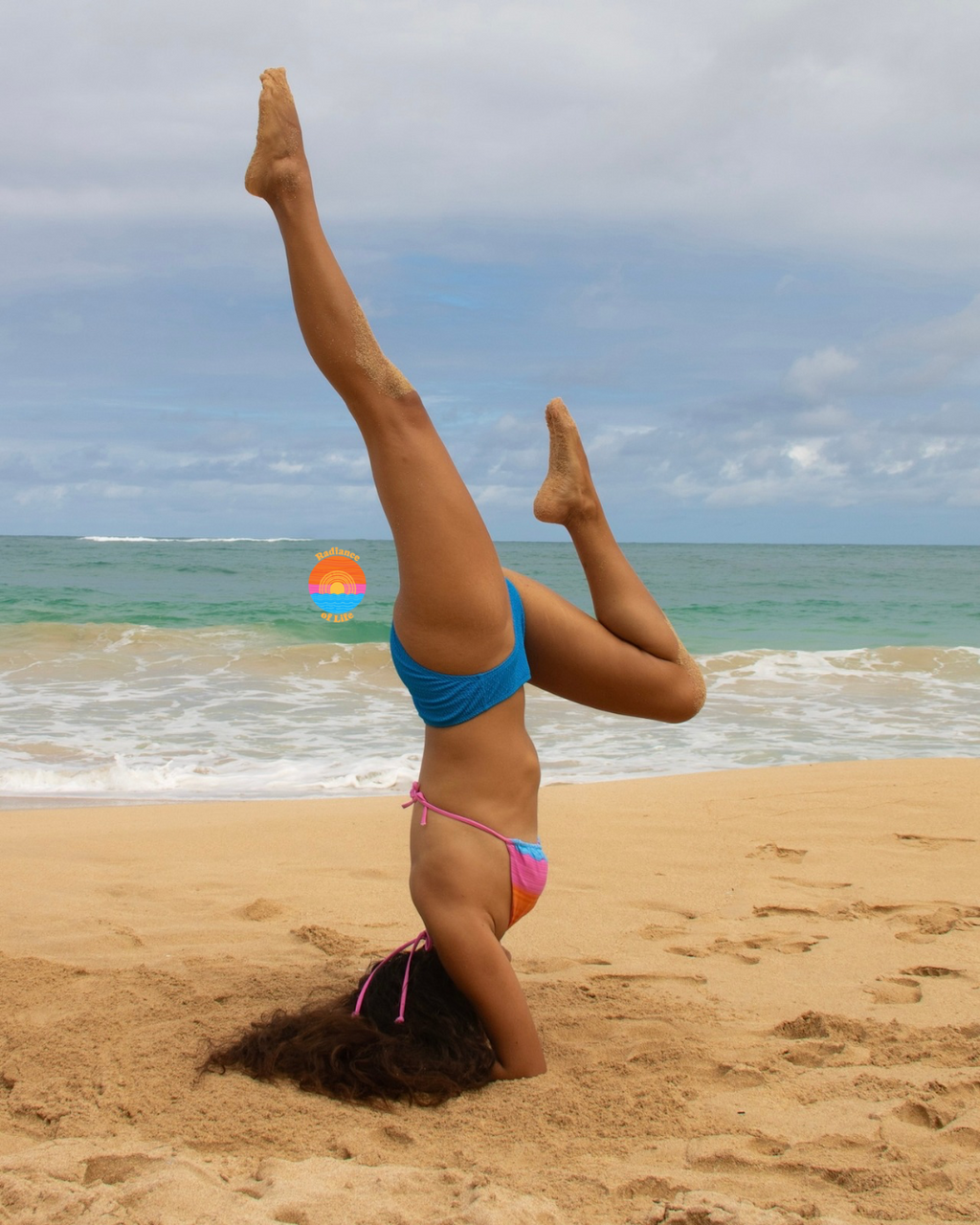 “Sunset Dream” Bikini Top (String Style)